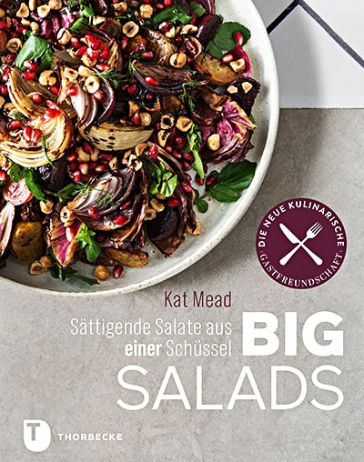 Schwarzer Reis und gebackene Aubergine: Big Salads - Kat Mead