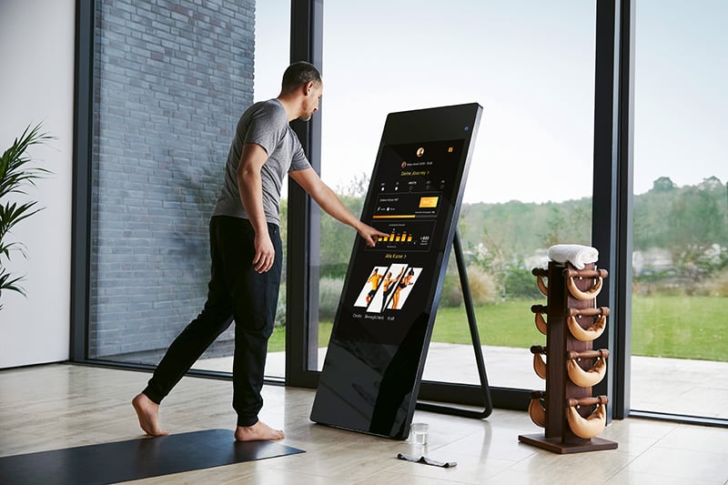 VAHA Touch Screen interaktiver Fitness Spiegel