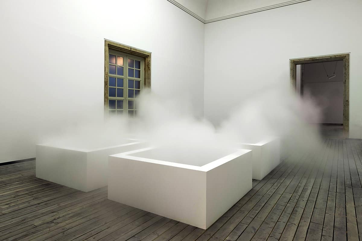 Haus der Kunst Fujiko Nakaya Nebel Leben; Foto: Andrea Rossetti